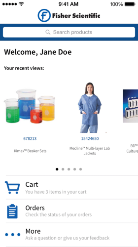 fisher-sci-app-home-screenshot-iphone